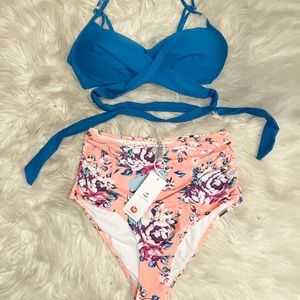 High Rise Wrap Bikini- NEW